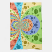 Südkoreanische Flagge Inspiriert Abstrakte Kunstdr Küchentuch (Vertikal)