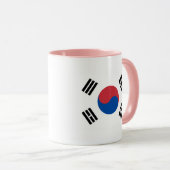Südkoreanische Flagge - Korea - Taegeukgi - 대 한 민  Tasse (VorderseiteRechts)