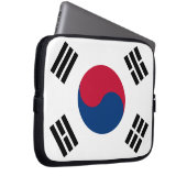 Südkoreanische Flagge Laptopschutzhülle (Vorne Rechts)