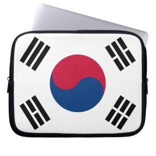 Südkoreanische Flagge Laptopschutzhülle