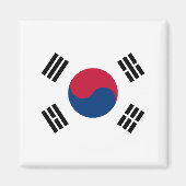 Südkoreanische Flagge Magnet (Vorne)