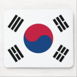 Südkoreanische Flagge Mousepad<br><div class="desc">Anpassbare World Flag Produkte - Fühlen Sie sich frei,  Ihren eigenen Text hinzuzufügen.</div>