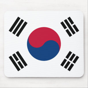 Südkoreanische Flagge Mousepad