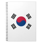 Südkoreanische Flagge Notizblock (Vorderseite)