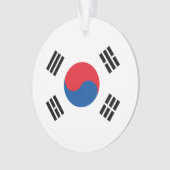 Südkoreanische Flagge Ornament (Vorderseite)