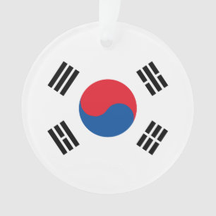Südkoreanische Flagge Ornament