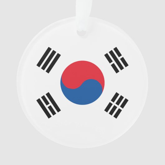 Südkoreanische Flagge Ornament (Vorderseite)