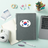 Südkoreanische Flagge Oval Aufkleber (iPad Hülle)