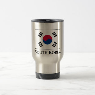 Südkoreanische Flagge Reisebecher