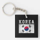 Südkoreanische Flagge Schlüsselanhänger (Vorderseite)