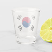 Südkoreanische Flagge Schnapsglas (Rückseite)