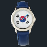 Südkoreanische Flagge Seoul S.K. Koreans Pride Armbanduhr<br><div class="desc">Südkoreanische Flagge Seoul S.K. Koreans Pride</div>