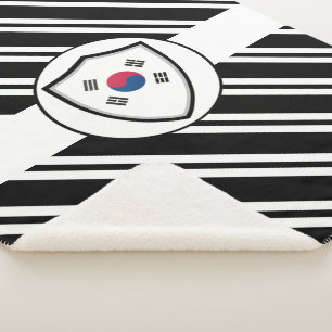 Südkoreanische Flagge Sherpadecke