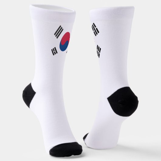 Südkoreanische Flagge Socken (Gewinkelt)