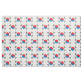 Südkoreanische Flagge Stoff (Fat Quarter (45,7 x 55,9 cm))
