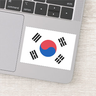 Südkoreanische Flagge Südkoreanisches Patriotikum Aufkleber