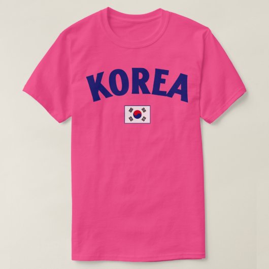Südkoreanische Flagge T-Shirt (Design vorne)