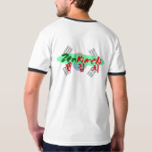 Südkoreanische Flagge T-Shirt (Schwarz voll)
