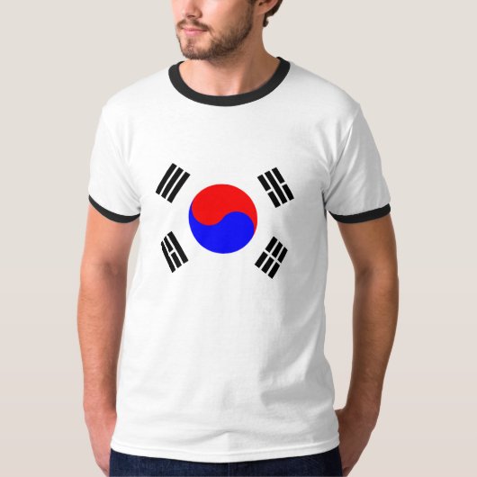 Südkoreanische Flagge T-Shirt (Vorderseite)