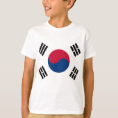 Südkoreanische Flagge T-Shirt (Vorderseite)