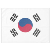 Südkoreanische Flagge Tischdecke (Vorderseite (Horizontal))