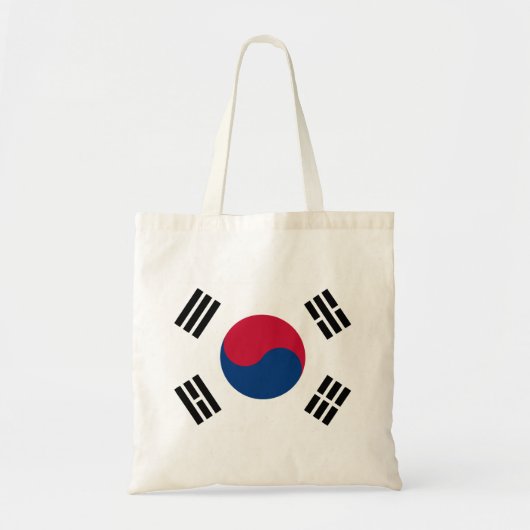 Südkoreanische Flagge Tragetasche (Vorne)