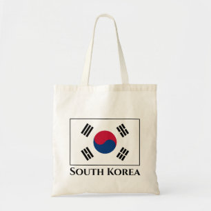 Südkoreanische Flagge Tragetasche