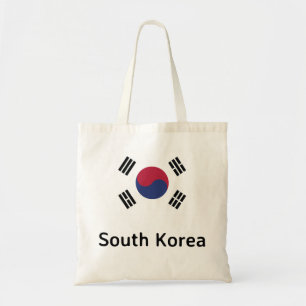 Südkoreanische Flagge Tragetasche