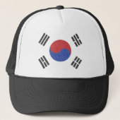 Südkoreanische Flagge Truckerkappe (Vorderseite)