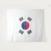 Südkoreanische Flagge Wandteppich (Vorderseite (Horizontal))