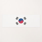 Südkoreanische Flagge Yogamatte (Vorderseite (Horizontal))