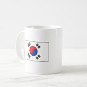 Südkoreanische Flaggen-T - Shirts und Geschenke Kaffeetasse (Vorderseite Links)