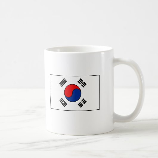 Südkoreanische Flaggen-T - Shirts und Geschenke Kaffeetasse (Rechts)
