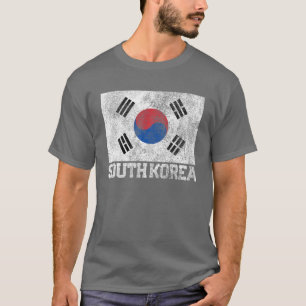 Südkoreanische Flaggenstaat-Roots-Länderfamilie T-Shirt