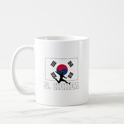Südkoreanische Fußball-Fußballmannschaft Tasse (Links)