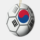 Südkoreanische Fußball-Verzierung Keramikornament (Links)
