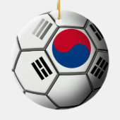 Südkoreanische Fußball-Verzierung Keramikornament (Hinten)