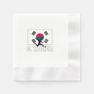 Südkoreanische Fußballnationalmannschaft Serviette