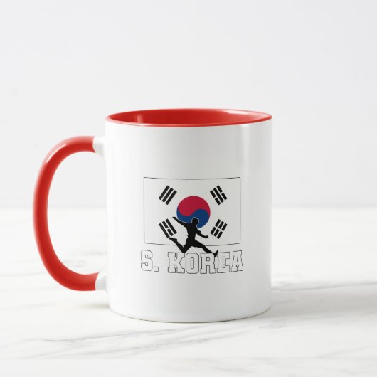 Südkoreanische Fußballnationalmannschaft Tasse (Links)