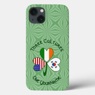 Südkoreanische Irische Amerikanische Flagge Shamro Case-Mate iPhone Hülle