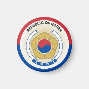 Südkoreanische Nationalen Emblemzirkel Magnet