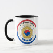Südkoreanische Nationalen Emblemzirkel Tasse (Links)