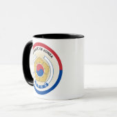 Südkoreanische Nationalen Emblemzirkel Tasse (Vorderseite Links)