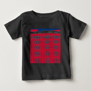 Südkoreanische Nationalflagge: Koreanischer Taegeu Baby T-shirt