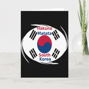 Südkoreanische Nationalflagge: Koreanischer Taegeu Karte