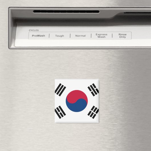 Südkoreanische Nationalflagge Magnet (In Situ (Geschirrspüler))