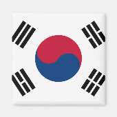 Südkoreanische Nationalflagge Magnet (Vorne)