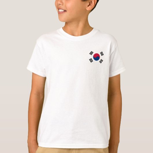Südkoreanische Nationalflagge T-Shirt (Vorderseite)