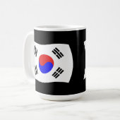 Südkoreanische Tasse der Flagge (Vorderseite Links)