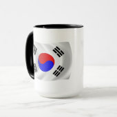Südkoreanische Tasse der Flagge (Vorderseite Links)
